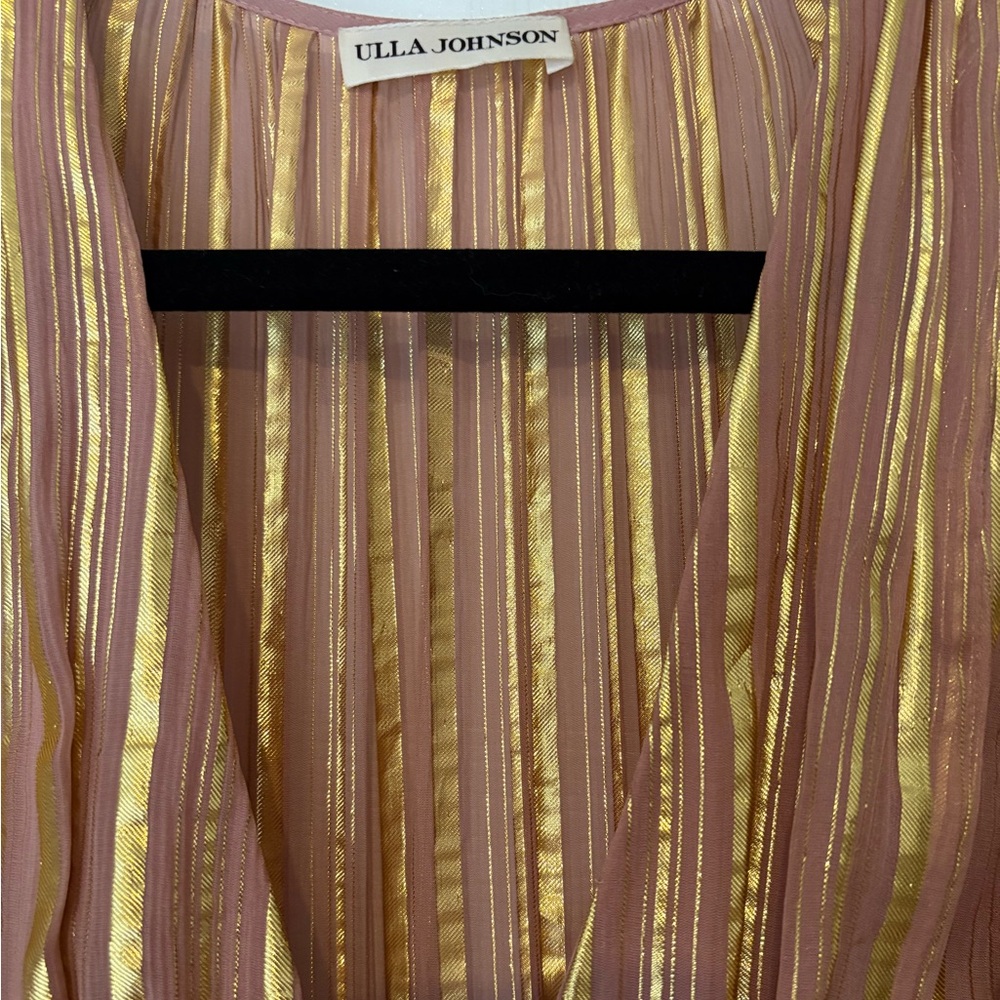 Ulla Johnson Justyne Dress in Rose and Gold - Picture 5 of 13